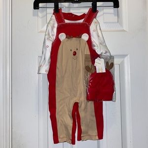 Sunshine baby Reindeer Christmas 3 piece set 3-6 month